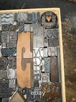 Print Blocks Lead Ornamental Borders Dingbats Gorgeous Variety! #80