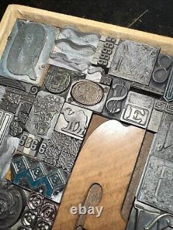 Print Blocks Lead Ornamental Borders Dingbats Gorgeous Variety! #80