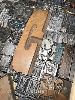 Print Blocks Lead Ornamental Borders Dingbats Gorgeous Variety! #80