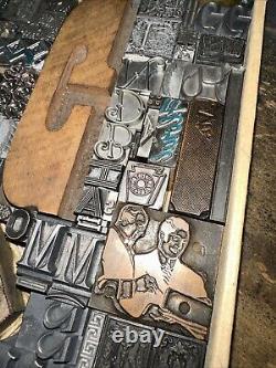 Print Blocks Lead Ornamental Borders Dingbats Gorgeous Variety! #80