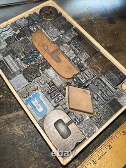 Print Blocks Lead Ornamental Borders Dingbats Gorgeous Variety! #80