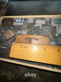 Print Blocks Lead Ornamental Borders Dingbats Gorgeous Variety! #80