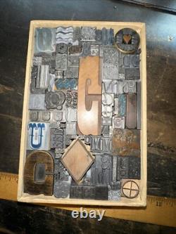 Print Blocks Lead Ornamental Borders Dingbats Gorgeous Variety! #80