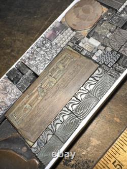 Print Blocks Lead Ornamental Borders Dingbats Variety Beautiful Designs! C11