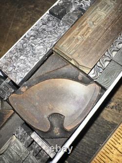 Print Blocks Lead Ornamental Borders Dingbats Variety Beautiful Designs! C11