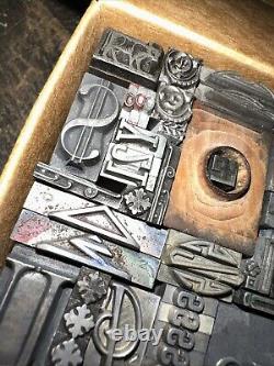Print Blocks Lead Ornamental Borders Dingbats Variety of Designs! 4#