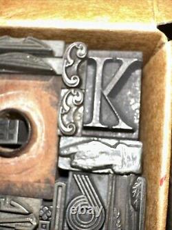 Print Blocks Lead Ornamental Borders Dingbats Variety of Designs! 4#