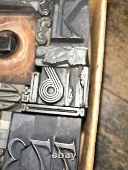 Print Blocks Lead Ornamental Borders Dingbats Variety of Designs! 4#