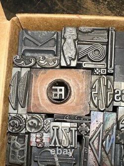 Print Blocks Lead Ornamental Borders Dingbats Variety of Designs! 4#