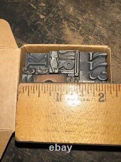 Print Blocks Lead Ornamental Borders Dingbats Variety of Designs! 4#