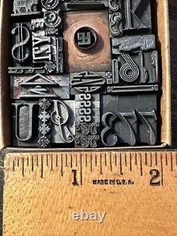 Print Blocks Lead Ornamental Borders Dingbats Variety of Designs! 4#