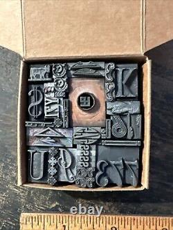 Print Blocks Lead Ornamental Borders Dingbats Variety of Designs! 4#