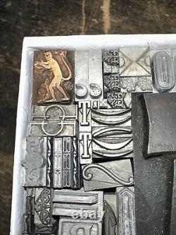 Print Blocks Ornamental Borders Dingbats Variety of Designs! #-3 Lead & Copp