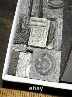 Print Blocks Ornamental Borders Dingbats Variety of Designs! #-3 Lead & Copp