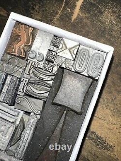 Print Blocks Ornamental Borders Dingbats Variety of Designs! #-3 Lead & Copp