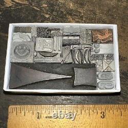 Print Blocks Ornamental Borders Dingbats Variety of Designs! #-3 Lead & Copp