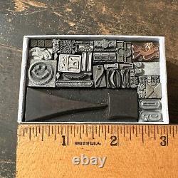 Print Blocks Ornamental Borders Dingbats Variety of Designs! #-3 Lead & Copp