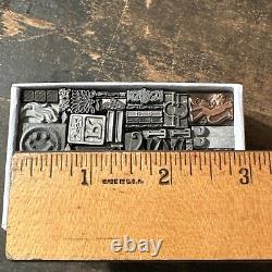 Print Blocks Ornamental Borders Dingbats Variety of Designs! #-3 Lead & Copp