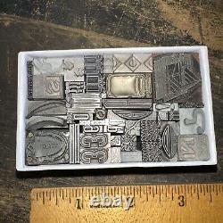 Print Blocks Ornamental Borders Dingbats Variety of Designs! -5 Lead & Copp