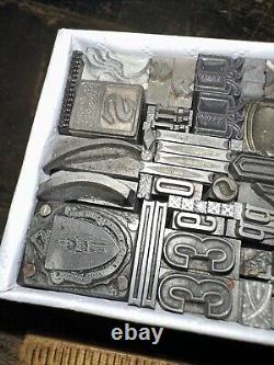 Print Blocks Ornamental Borders Dingbats Variety of Designs! -5 Lead & Copp