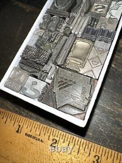 Print Blocks Ornamental Borders Dingbats Variety of Designs! -5 Lead & Copp
