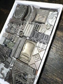Print Blocks Ornamental Borders Dingbats Variety of Designs! -5 Lead & Copp