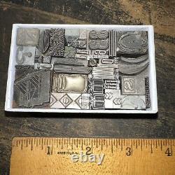 Print Blocks Ornamental Borders Dingbats Variety of Designs! -5 Lead & Copp