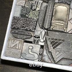 Print Blocks Ornamental Borders Dingbats Variety of Designs! -5 Lead & Copp