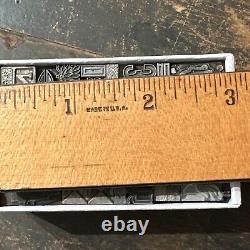 Print Blocks Ornamental Borders Dingbats Variety of Designs! -5 Lead & Copp