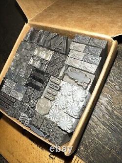 Print Blocks Ornamental Borders Dingbats Variety of Designs! #70 Beautiful