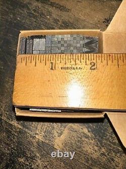 Print Blocks Ornamental Borders Dingbats Variety of Designs! #70 Beautiful