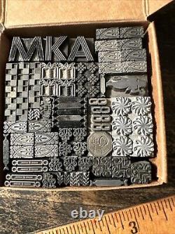 Print Blocks Ornamental Borders Dingbats Variety of Designs! #70 Beautiful