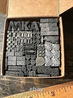 Print Blocks Ornamental Borders Dingbats Variety of Designs! #70 Beautiful