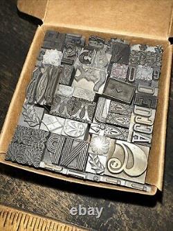 Print Blocks Ornamental Borders Dingbats Variety of Designs! #71 Beautiful