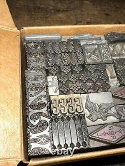 Print Blocks Ornamental Borders Dingbats Variety of Designs! #75 Beautiful