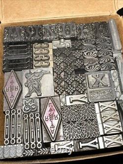 Print Blocks Ornamental Borders Dingbats Variety of Designs! #75 Beautiful