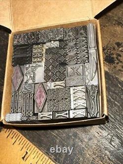 Print Blocks Ornamental Borders Dingbats Variety of Designs! #75 Beautiful