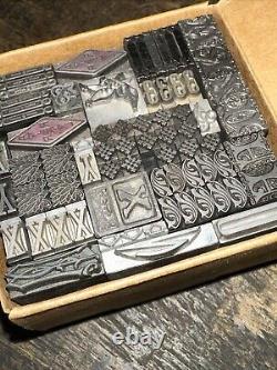 Print Blocks Ornamental Borders Dingbats Variety of Designs! #75 Beautiful
