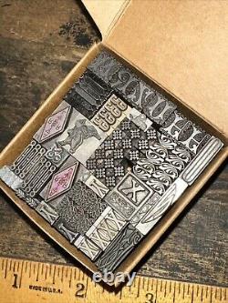 Print Blocks Ornamental Borders Dingbats Variety of Designs! #75 Beautiful