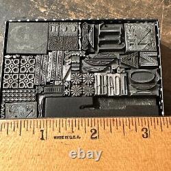 Print Blocks Ornamental Borders Dingbats Variety of Designs! #M1 Beautiful