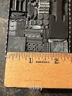 Print Blocks Ornamental Borders Dingbats Variety of Designs! #M1 Beautiful