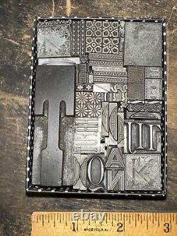 Print Blocks Ornamental Borders Dingbats Variety of Designs! #M1 Beautiful