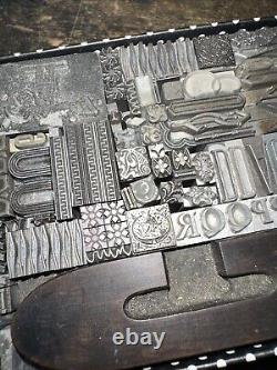 Print Blocks Ornamental Borders Dingbats Variety of Designs! #M6 Beautiful