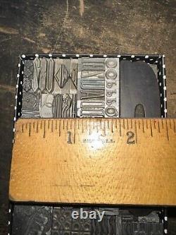 Print Blocks Ornamental Borders Dingbats Variety of Designs! #M6 Beautiful