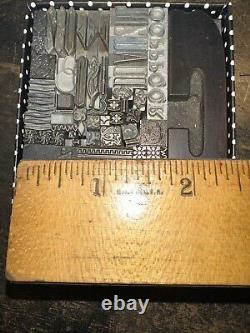 Print Blocks Ornamental Borders Dingbats Variety of Designs! #M6 Beautiful