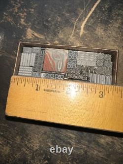 Print Blocks Ornamental Borders Dingbats Variety of Designs! #M7 Beautiful