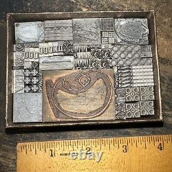 Print Blocks Ornamental Borders Dingbats Variety of Designs! #M8 Beautiful