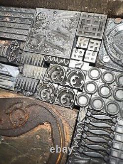 Print Blocks Ornamental Borders Dingbats Variety of Designs! #M8 Beautiful