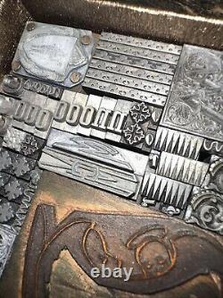 Print Blocks Ornamental Borders Dingbats Variety of Designs! #M8 Beautiful