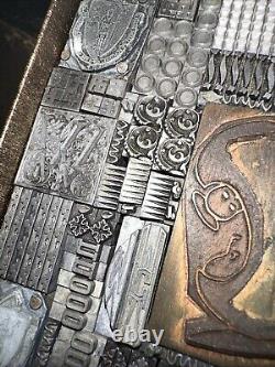 Print Blocks Ornamental Borders Dingbats Variety of Designs! #M8 Beautiful